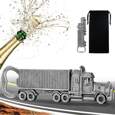 Cadou de camion Deschidetoare de sticle de bere Cadou unic de aniversare pentru șofer de camion Accesoriu pentru bar de bucătărie Deschidetoare de sticle metalice