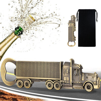 Cadou de camion Deschidetoare de sticle de bere Cadou unic de aniversare pentru șofer de camion Accesoriu pentru bar de bucătărie Deschidetoare de sticle metalice