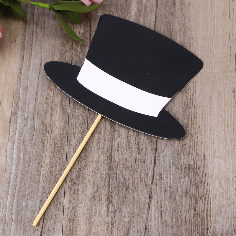 25 τεμ. Προμηθευτής για στολισμό για πάρτι για γάμους, παπιγιόν Leopard Design Photobooth