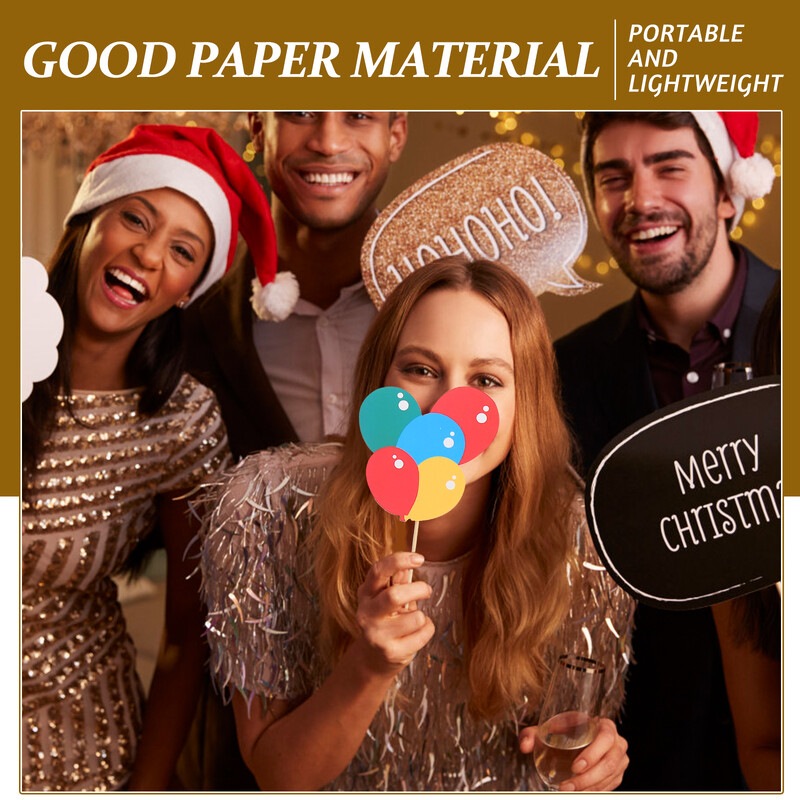 36 ΤΕΜ Αξεσουάρ φωτογραφικού θαλάμου Photobooth Hen Party Wedding Props Graduation 2021 Circus Birthday Carnival for Clown