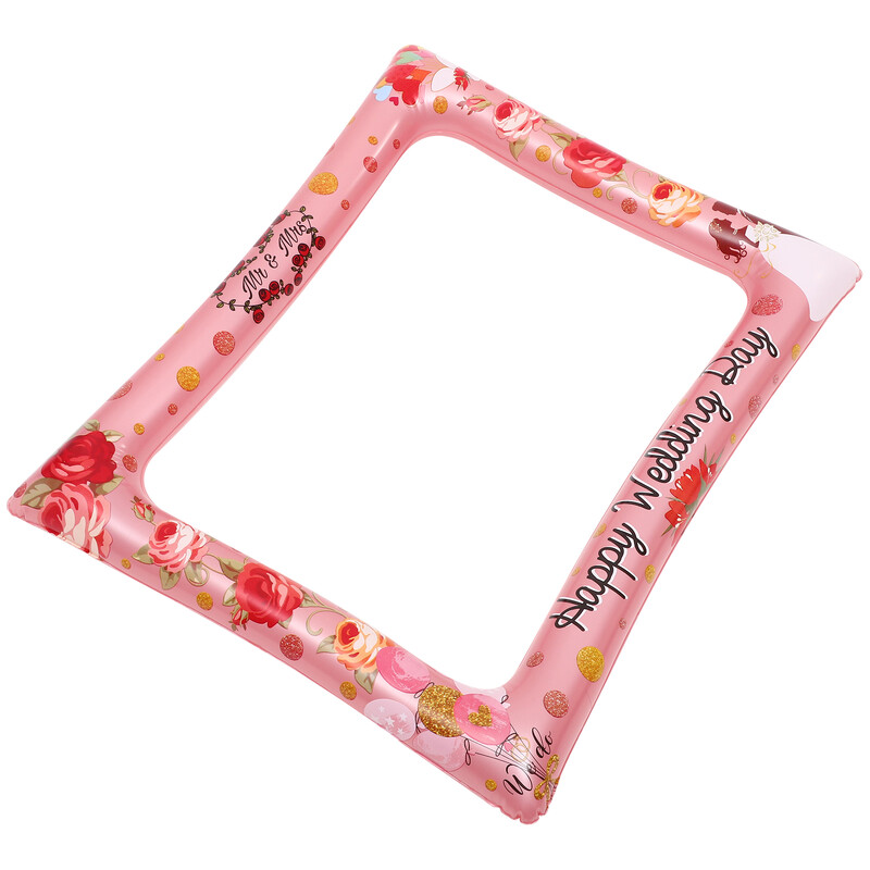 Esküvői Photo Booth kellékek Vicces felfújható keret menyasszonyi zuhany parti vőlegény