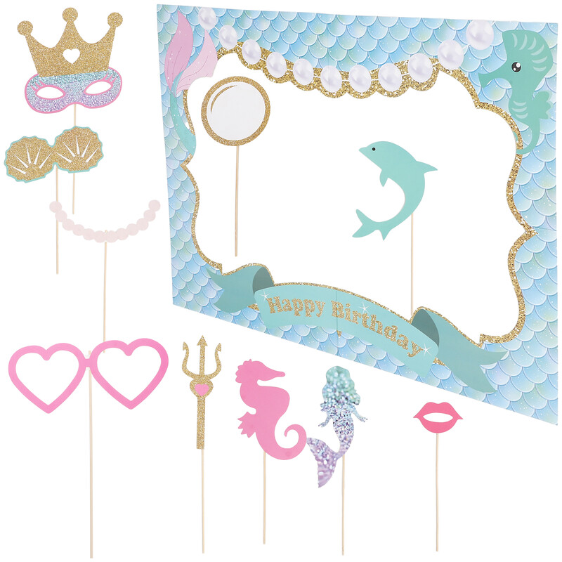 11 db Photobooth keret Esküvői Photomaton Kiegészítők Fotobudka Születésnapi Party Dekoráció Pózoló Kellékek Sellő kellékek és