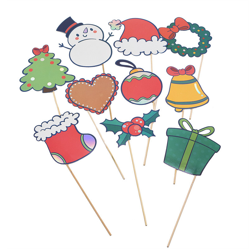 Boldog születésnapot Photo Booth kellékek DIY Flamingo Fox maszk Photo Booth kellékek Fotókiegészítők Babazuhany rendezvény party dekoráció