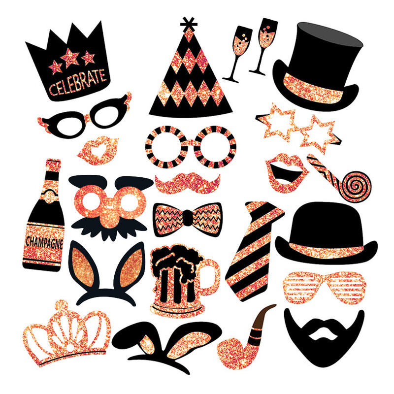 16-24db Bride To Be Esküvői dekoráció Fotófülke kellékek Barkácsolás Bajusz Ajkak Szemüvegek Maszkok Photobooth Team Menyasszonyparti Kellékek