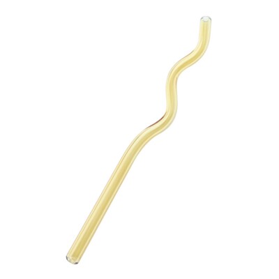 Paie de sticlă reutilizabile Paie colorate de sticlă transparentă pentru smoothie Milkshake Ceai Suc Cocktail Eco-friendly Sticla cu borosilicat ridicat