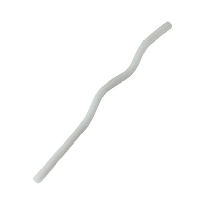 Paie de sticlă reutilizabile Paie colorate de sticlă transparentă pentru smoothie Milkshake Ceai Suc Cocktail Eco-friendly Sticla cu borosilicat ridicat