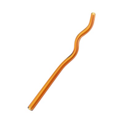 Paie de sticlă reutilizabile Paie colorate de sticlă transparentă pentru smoothie Milkshake Ceai Suc Cocktail Eco-friendly Sticla cu borosilicat ridicat