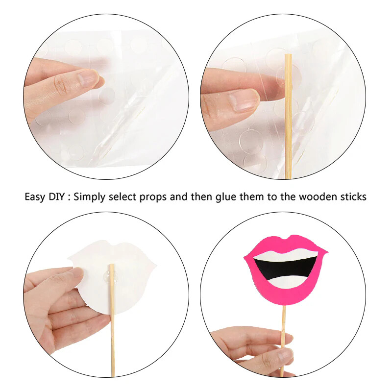 Esküvői party fotó kellékek dekoráció barkácsolás bajusz ajkak szemüvegek fotófülke menyasszony vőlegény Mrs Mrs menyasszonyi zuhany születésnapi kellékek