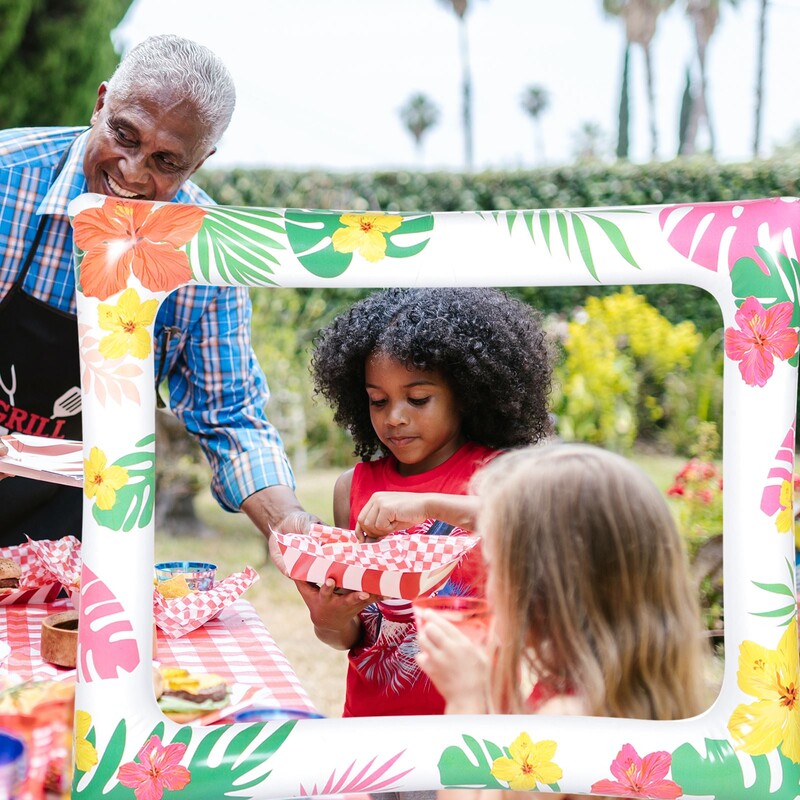 Φουσκωτό Γάμος Γάμος Γάμος Γάμος Γάμος Κορνίζα για πάρτι Σκηνικό Σκηνικό Σκέψη Εικόνα Καλοκαιρινή Χαβάη Προμήθεια περίπτερο PVC από PVC Pretty