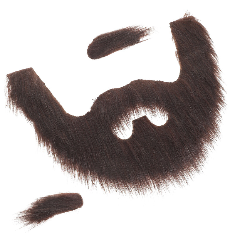 Buli Hamis Szakáll Szemöldök Halloween Vicces Hamis barna bajuszbot Hamis bajusz Hamis arcszőrzet Gyerekek Felnőtt Cosplay