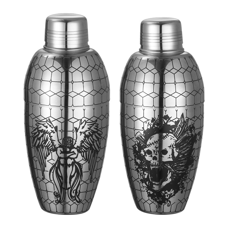 500 ml kokteilių plaktuvas 3 vnt. vintage baro plaktuvo baro įrankiai