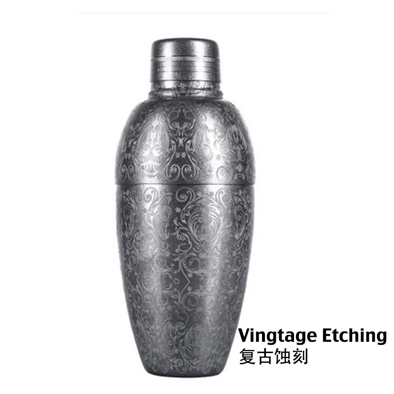 500 ml kokteilių plaktuvas 3 vnt. vintage baro plaktuvo baro įrankiai