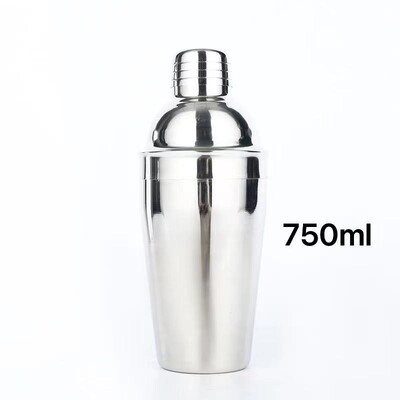 550/750 ml Krāsains nerūsējošā tērauda šeikeris trīs sekciju kokteiļu šeikeris ar rokām gatavotu piena tējas tases kokteiļu šeikeri ballītēm jauktu dzērienu bāra rīks