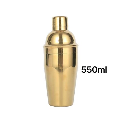 550/750 ml Krāsains nerūsējošā tērauda šeikeris trīs sekciju kokteiļu šeikeris ar rokām gatavotu piena tējas tases kokteiļu šeikeri ballītēm jauktu dzērienu bāra rīks