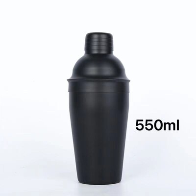 550/750 ml Krāsains nerūsējošā tērauda šeikeris trīs sekciju kokteiļu šeikeris ar rokām gatavotu piena tējas tases kokteiļu šeikeri ballītēm jauktu dzērienu bāra rīks
