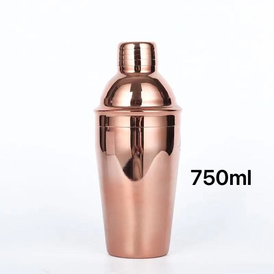 550/750 ml Krāsains nerūsējošā tērauda šeikeris trīs sekciju kokteiļu šeikeris ar rokām gatavotu piena tējas tases kokteiļu šeikeri ballītēm jauktu dzērienu bāra rīks