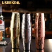 22 uncijos / 28,7 uncijos Tiki Etched Boston kokteilių plaktuvų juostos skardinės iš nerūdijančio plieno barmeno rinkinys, graviruotas maišymo plaktuvo rinkinys, juostos įrankiai