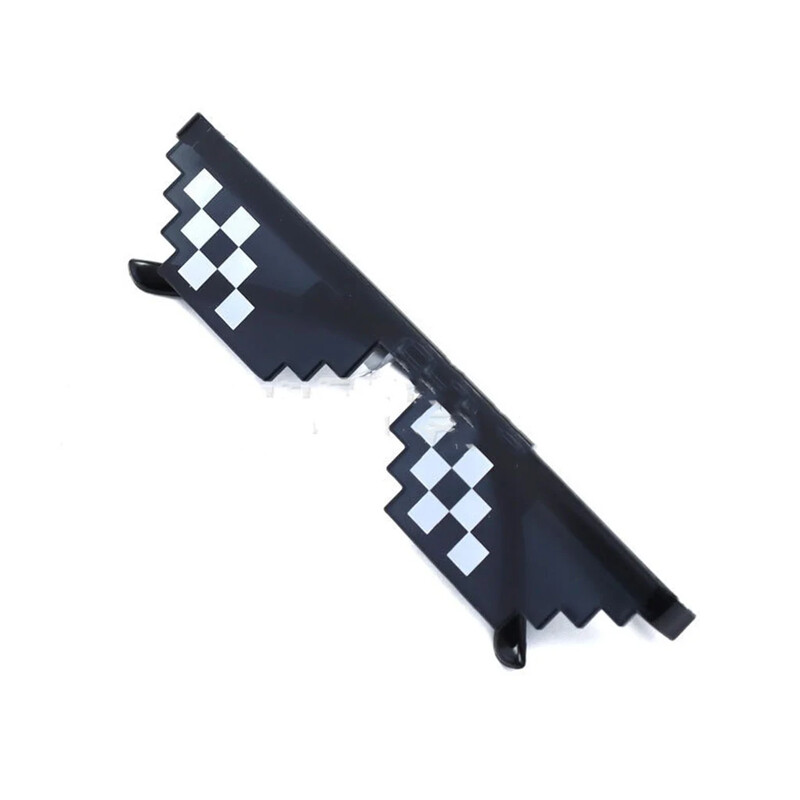 Disko deju saulesbrilles fotokabīnes rekvizīti Smieklīgi mozaīkas brilles bāra priekšnesuma rekvizīti Priecīgas parodijas ballītes dekoratīvie foto rekvizīti