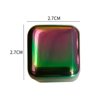 304 nerūdijančio plieno ledo kubelių rinkinys, daugkartinio naudojimo vėsinimo akmenys degtinės viskio vyno aušinimo metalo kubo roko vakarėlio baro įrankis