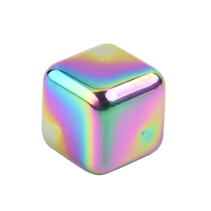 304 nerūdijančio plieno ledo kubelių rinkinys, daugkartinio naudojimo vėsinimo akmenys degtinės viskio vyno aušinimo metalo kubo roko vakarėlio baro įrankis