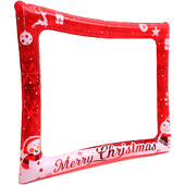 Fotókeret kellékek karácsonyi keretek kép party kellékek kellékek PVC esküvői szelfi felfújható