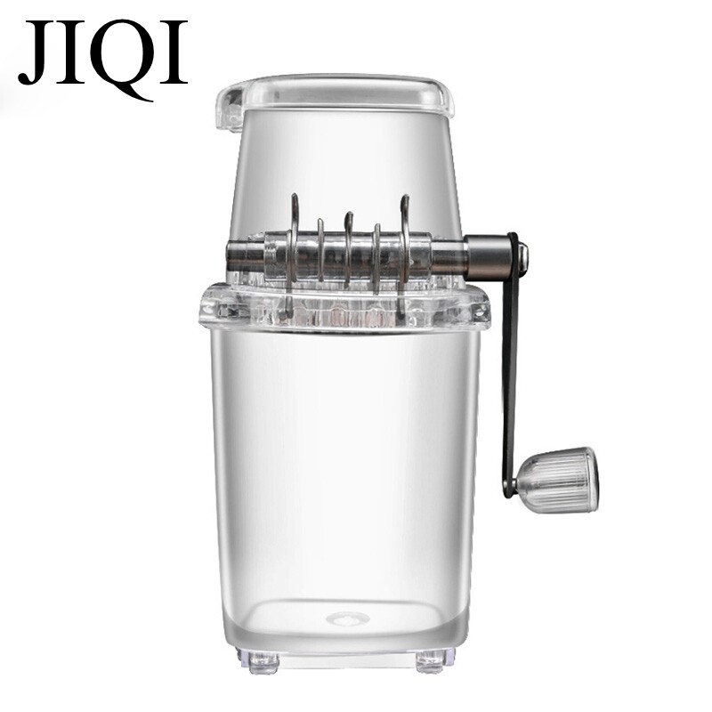 Mini ledo smulkintuvas rankinis skustuvas Nerūdijančio plieno ašmenys Rankinis ledo smulkintuvas Slušiniai Glotnybės Smulkinimo įrankis Kepto ledo aparatas