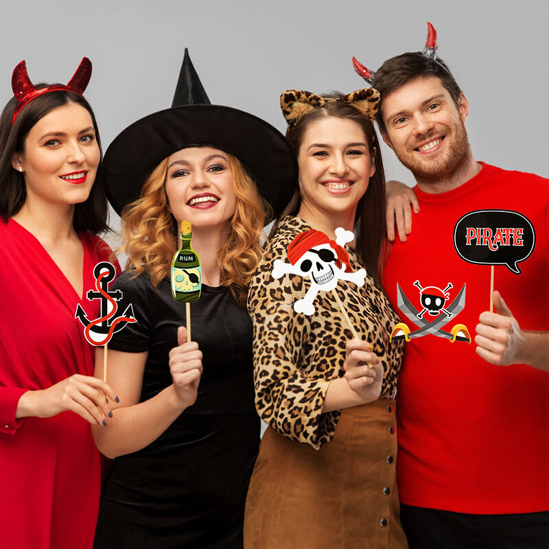 Πειρατικό θεματικό πάρτι χειροποίητο πάρτι γενεθλίων φωτογραφιών για DIY Επέτειος γάμου Χρόνια πολλά Διακόσμηση για πάρτι για μωρά