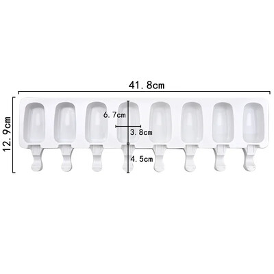 Barkácsolás szilikon fagylalt forma élelmiszer minőségű csokoládé desszert popsikát formáló tálca jégkocka készítő házi készítésű eszközök nyári parti kellékek