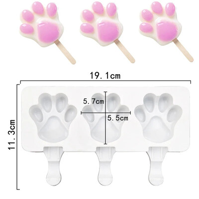 Barkácsolás szilikon fagylalt forma élelmiszer minőségű csokoládé desszert popsikát formáló tálca jégkocka készítő házi készítésű eszközök nyári parti kellékek