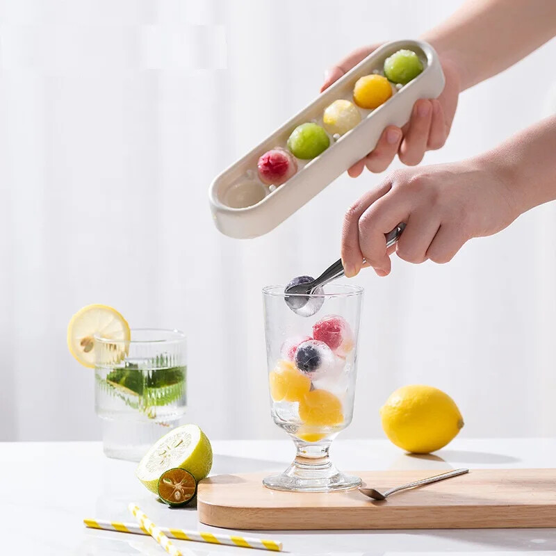 1db jégkocka tálca élelmiszer szilikon jégkészítő otthoni jégkocka konyhai kiegészítők barkács italok nyár Italkészítéshez használt