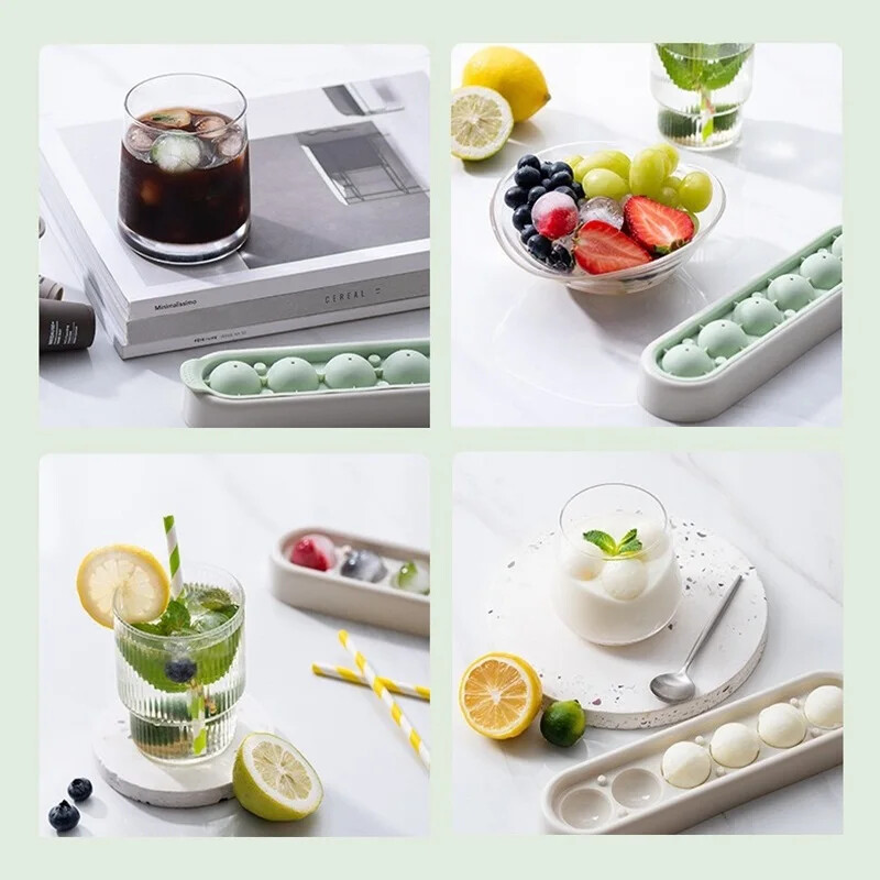1db jégkocka tálca élelmiszer szilikon jégkészítő otthoni jégkocka konyhai kiegészítők barkács italok nyár Italkészítéshez használt
