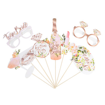 1 Σετ Wedding Photobooth Props Mrs Just Married Διακοσμήσεις Γάμου Γάμου Αστεία Μάσκα Γαμπρού Νυφικό Ντους Φωτογραφίας