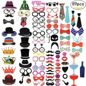 Görögdinnye 89 darabos fotó kellékek boldog születésnapot torta kártya húzza virágparti hangulatú elrendezés fotózás vicces