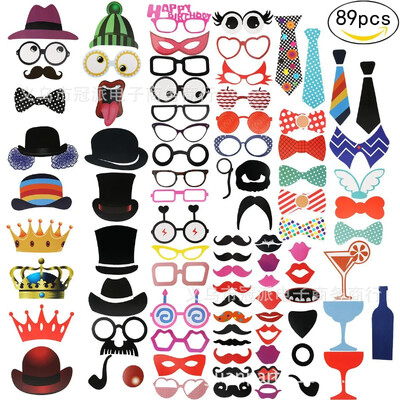 Görögdinnye 89 darabos fotó kellékek boldog születésnapot torta kártya húzza virágparti hangulatú elrendezés fotózás vicces