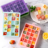 15/24 Tinkleliai Silikono ledo kubelių formelės Ledo padėklas Formos ledo kubelių formavimo formelės Netoksiškas patvarus baras Pub Vyno ledų formų ledų gaminimo aparatas