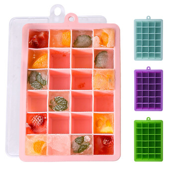 15/24 Grids Mold σιλικόνης Ice Cube Mold Ice Tray Mold Ice Cube Maker Mold Μη τοξικό Durable Bar Pub Wine Ice Cream Mold Ice Maker