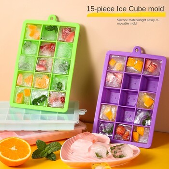 15/24 Grids Mold σιλικόνης Ice Cube Mold Ice Tray Mold Ice Cube Maker Mold Μη τοξικό Durable Bar Pub Wine Ice Cream Mold Ice Maker