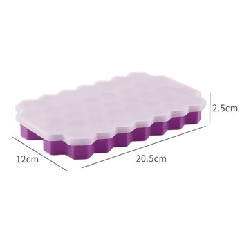 Ice Cube Maker Honeycomb Box Εργαλεία παγωτού σιλικόνης Ice Jelly Juice Food Mold Αξεσουάρ ουίσκι για κοκτέιλ Καλούπι σιλικόνης