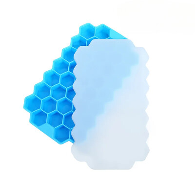 Ice Cube Maker Honeycomb Box Εργαλεία παγωτού σιλικόνης Ice Jelly Juice Food Mold Αξεσουάρ ουίσκι για κοκτέιλ Καλούπι σιλικόνης