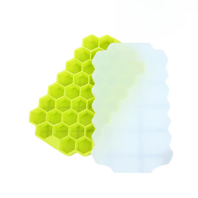 Ice Cube Maker Honeycomb Box Εργαλεία παγωτού σιλικόνης Ice Jelly Juice Food Mold Αξεσουάρ ουίσκι για κοκτέιλ Καλούπι σιλικόνης