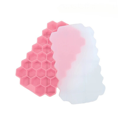 Ice Cube Maker Honeycomb Box Εργαλεία παγωτού σιλικόνης Ice Jelly Juice Food Mold Αξεσουάρ ουίσκι για κοκτέιλ Καλούπι σιλικόνης