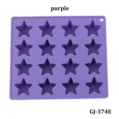 1db 16 rácsos csillag Lce krémrács ötágú csillag szilikon fagylaltforma jégkocka otthoni barkácsolás sütőforma