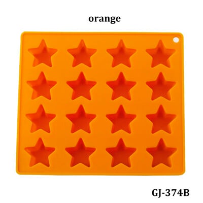 1db 16 rácsos csillag Lce krémrács ötágú csillag szilikon fagylaltforma jégkocka otthoni barkácsolás sütőforma