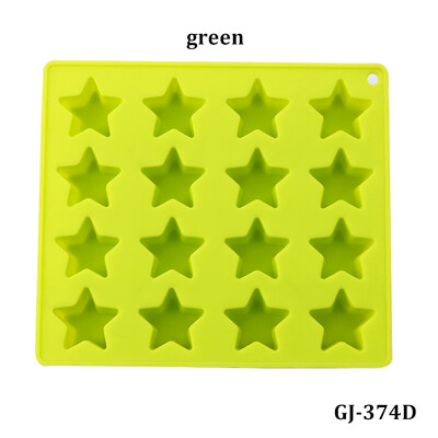 1db 16 rácsos csillag Lce krémrács ötágú csillag szilikon fagylaltforma jégkocka otthoni barkácsolás sütőforma