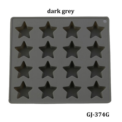 1db 16 rácsos csillag Lce krémrács ötágú csillag szilikon fagylaltforma jégkocka otthoni barkácsolás sütőforma