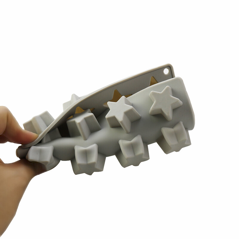 1db 16 rácsos csillag Lce krémrács ötágú csillag szilikon fagylaltforma jégkocka otthoni barkácsolás sütőforma