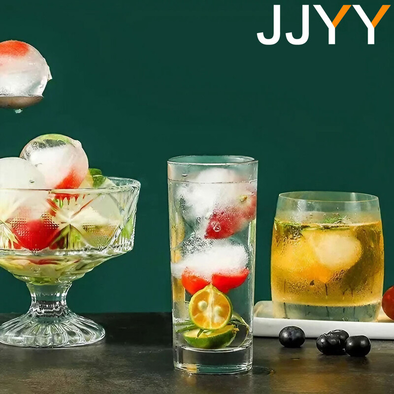 Formă pentru bile de gheață cu cavitate și tavă pentru cuburi de gheață cu 4 cavități Producător rotund pentru bile de gheață pentru whisky Formă pentru cuburi de gheață