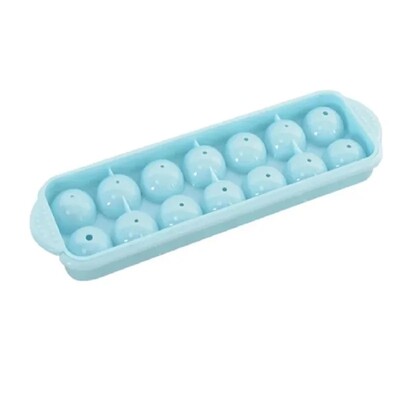 3D kerek golyók jég műanyag formák barkács kockatálcás szilikon formák whisky lé jéggolyó készítéséhez fedéllel