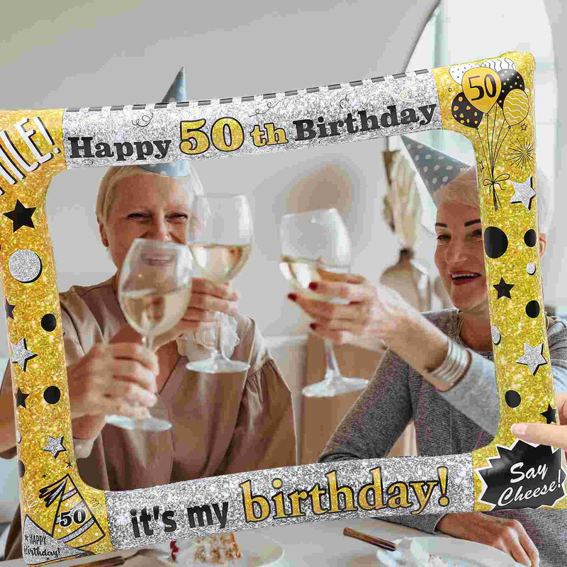 1 kom Pvc okvir za zabavu na napuhavanje Rođendanski okvir za selfije na napuhavanje Okvir za zabavu na napuhavanje Rekvizit za fotografije