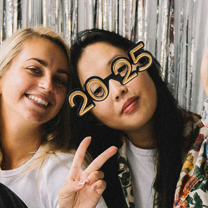 5 buc. Ochelari de petrecere 2025 Ochelari de vedere Accesorii pentru costum de Anul Nou Ochelari de soare Decorație Recuzită foto Rechizite de performanță
